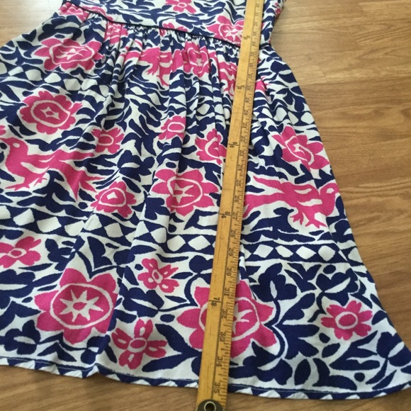 Maeve Navy Blue & Pink Floral Peralta Dress Size 0 EUC - Picture 10 of 11